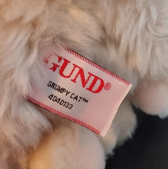 Gund Grumpy Cat Cream/Brown Stuffed Animal 9in - Picture 10 of 11